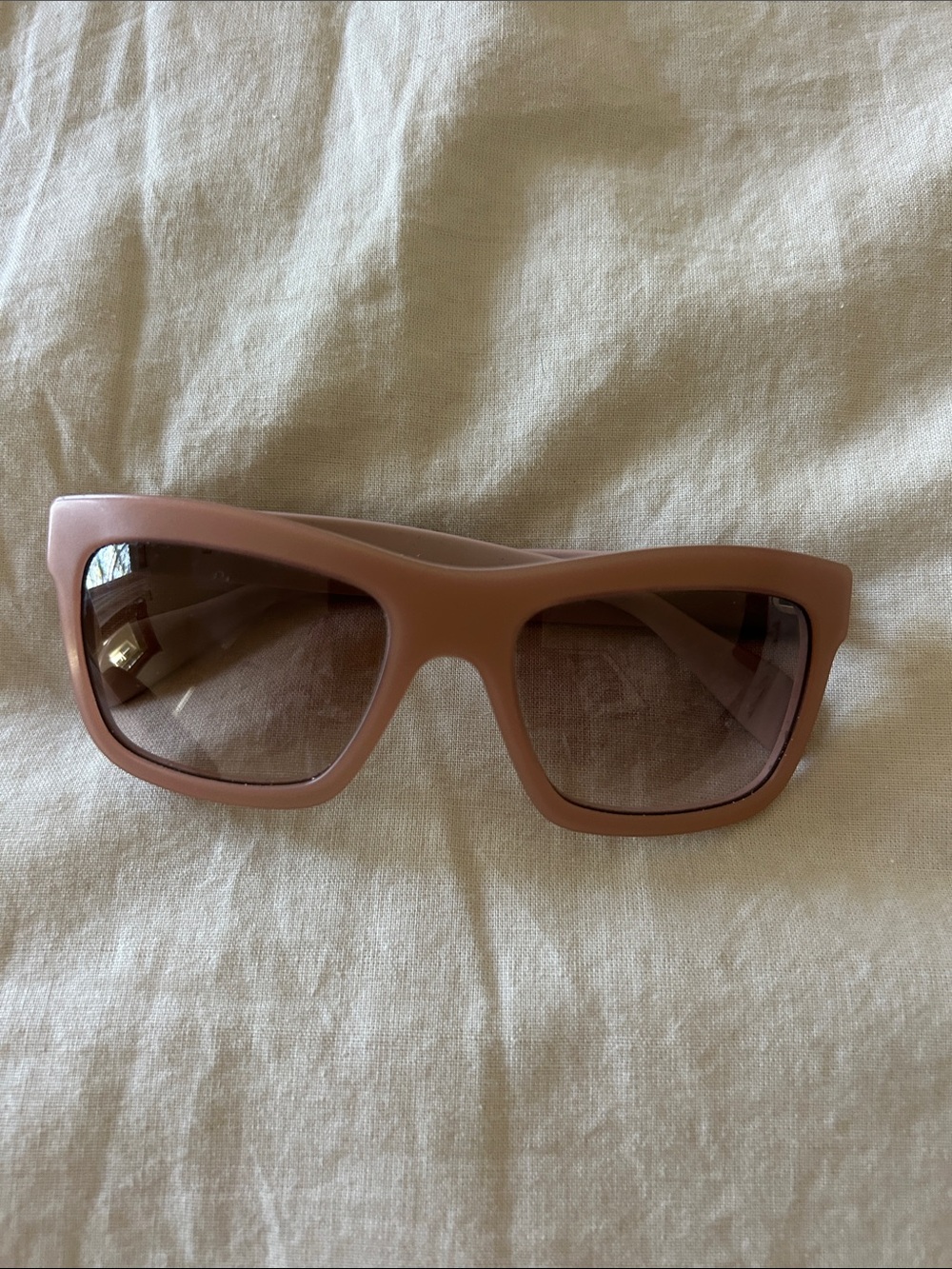 PRADA Women’s Matte Blush Square Sunglasses - Modern Fashion Frame